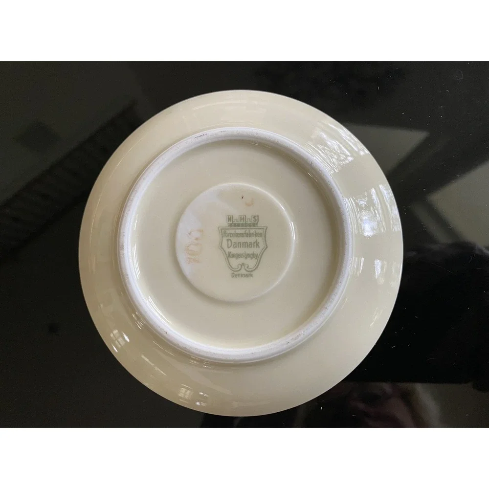 Vintage NHS Kongens Lyngby Denmark Cup and‎ Saucer